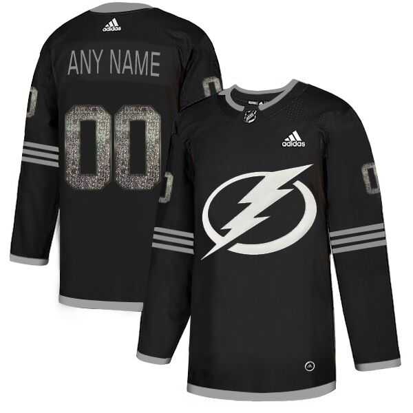 Customized Men's Lightning Any Name & Number Black Shadow Logo Print Adidas Jersey,We sell and wholesale Customized Men's Lightning Any Name & Number Black Shadow Logo Print Adidas Jersey on line form chian!